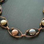 Wire Wrapped Copper Bracelet