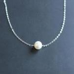 Freshwater Pearl Necklace Sterling Silver